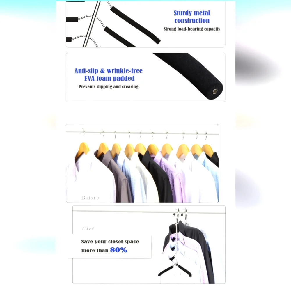 Multiple Shirt and Pants Hangers